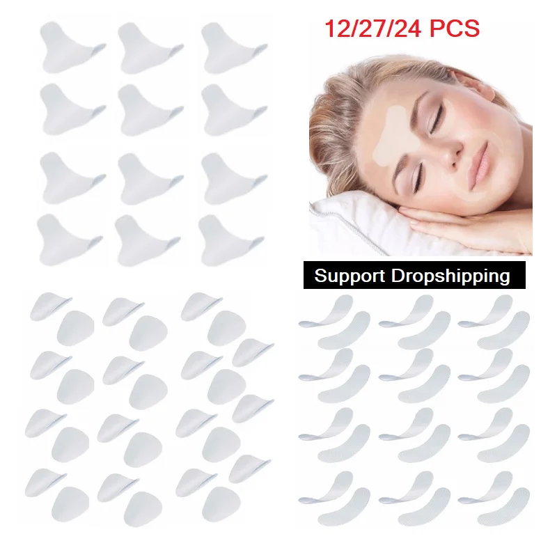 Kiss Beauty Makeup Remover - Facial Anti Wrinkle Sagging Tape Pads