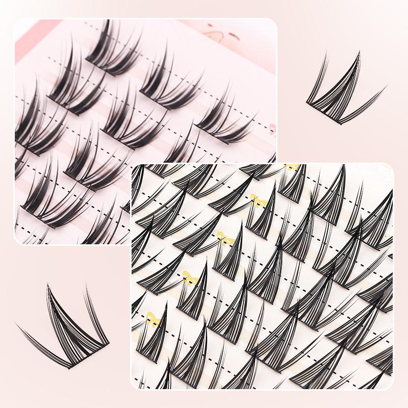 False Eyelashes Natural - Hot Sale 10 Rows Individual Eyelashes