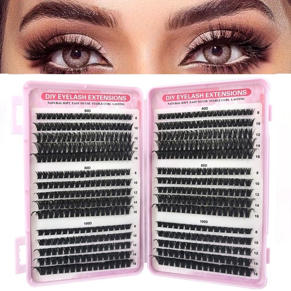 False Eyelashes Natural - New 8-16mm Length False Eyelashes Natural