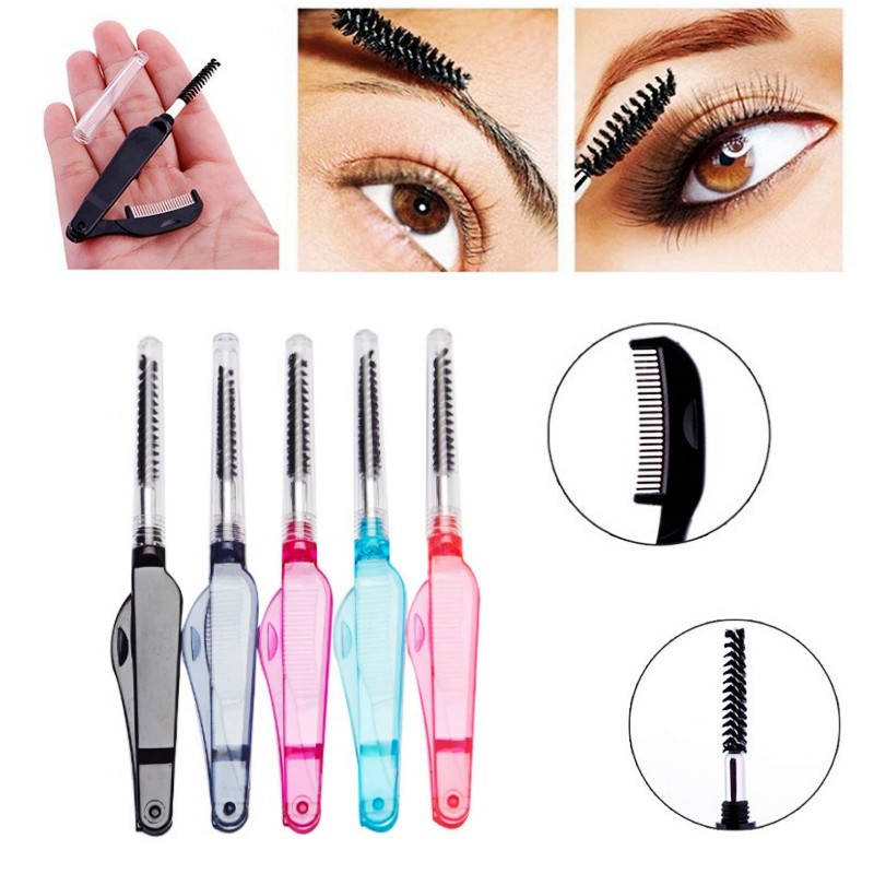 Blush Brush Kabuki - 5Pcs Dual Purpose Double Head Comb