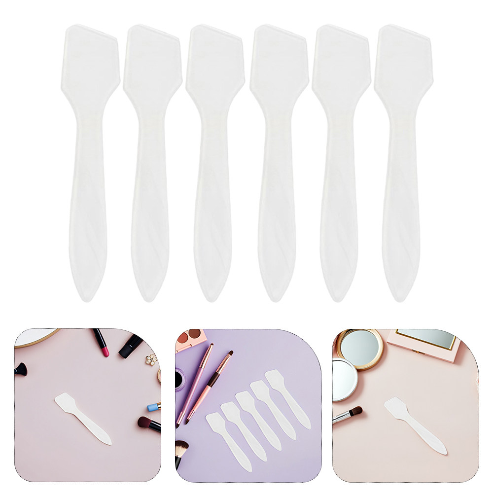 Woman Beauty Makeup - 50Pcs Makeup Spatula Plastic Scoop Tool