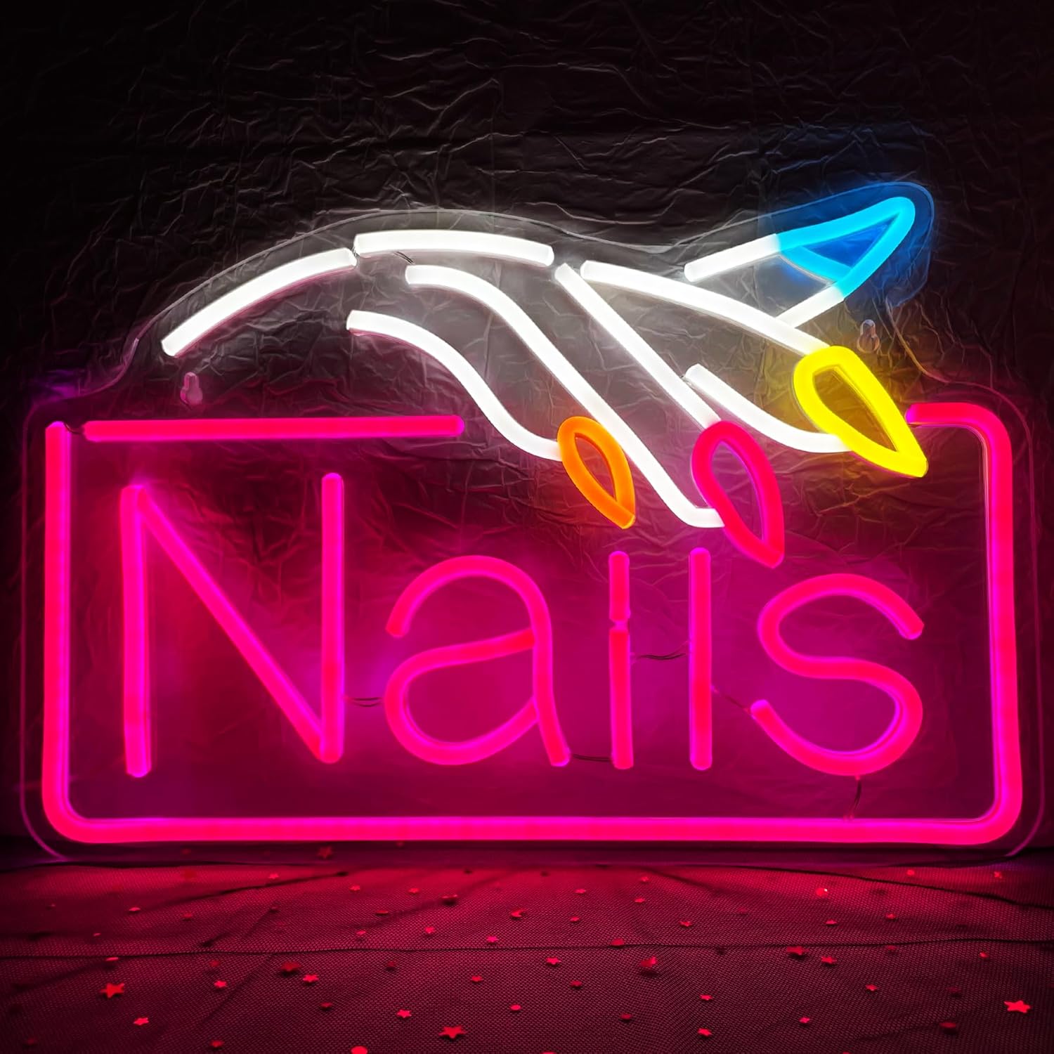 Beauty Makeup Store - Nails Neon Sign Business Wall Light