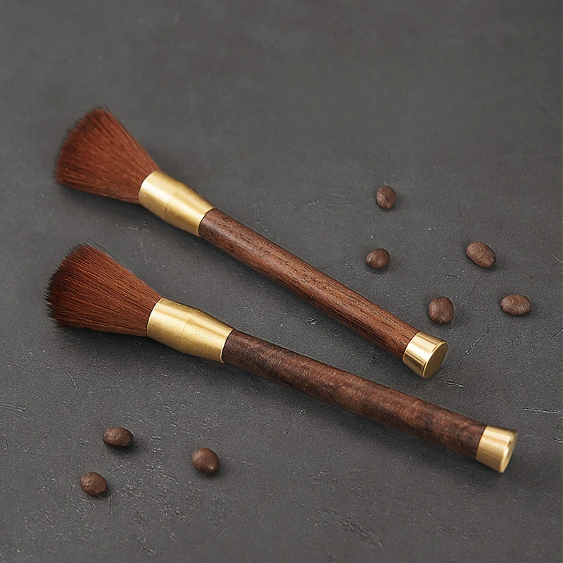 Blush Brush Kabuki - 1/2pcs Coffee Grinder Cleaning Brush Wooden