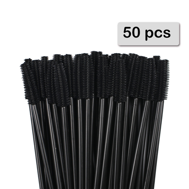 Beauty Makeup Products - 50pcs Silicone Mascara Wands Applicator Disposable
