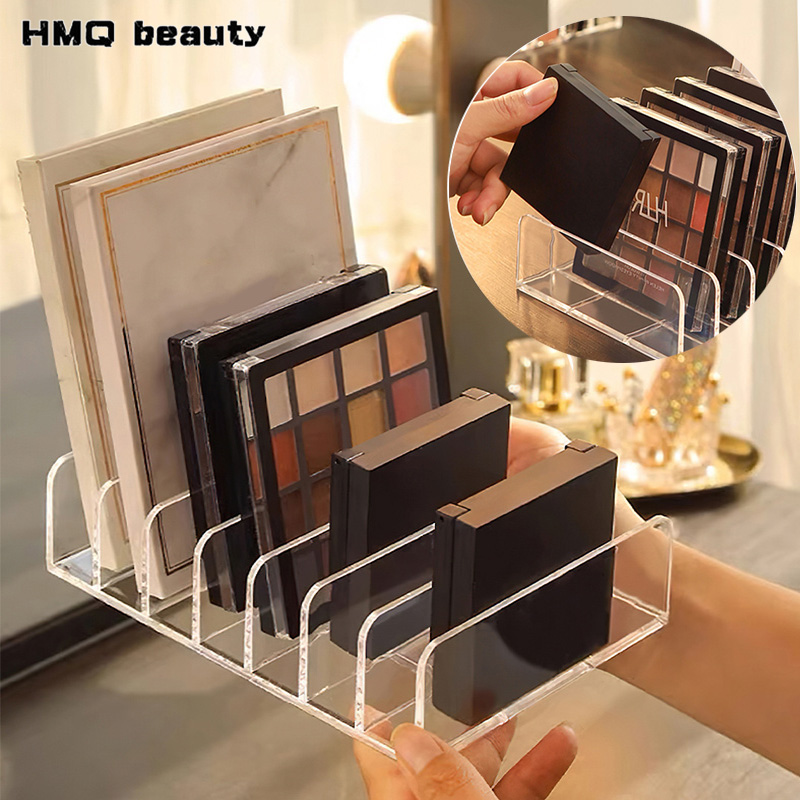 Beauty Makeup Background - 7-Compartment Makeup Organizer Desktop Eye Shadow
