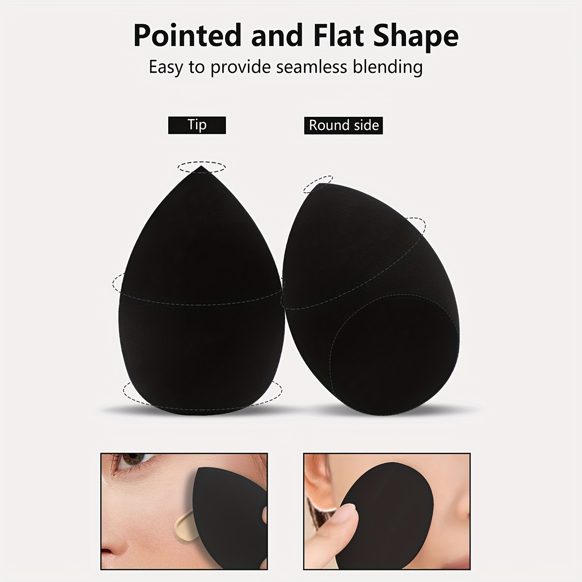 8 Pcs Beauty Egg Makeup Sponge - Beauty Bay Makeup 评论和价格