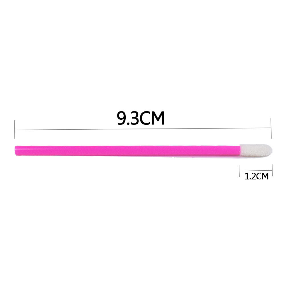 50Pcs Disposable Lip Brush Eye - Blush Brush Kabuki 评论和价格
