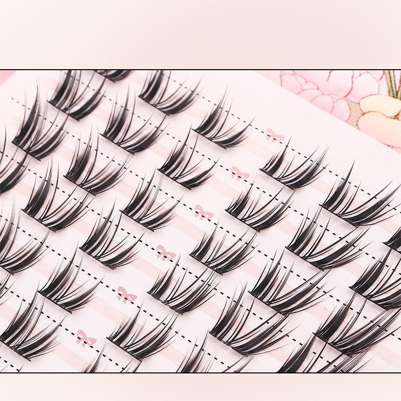Hot Sale 10 Rows Individual Ey - False Eyelashes Natural 评论和价格