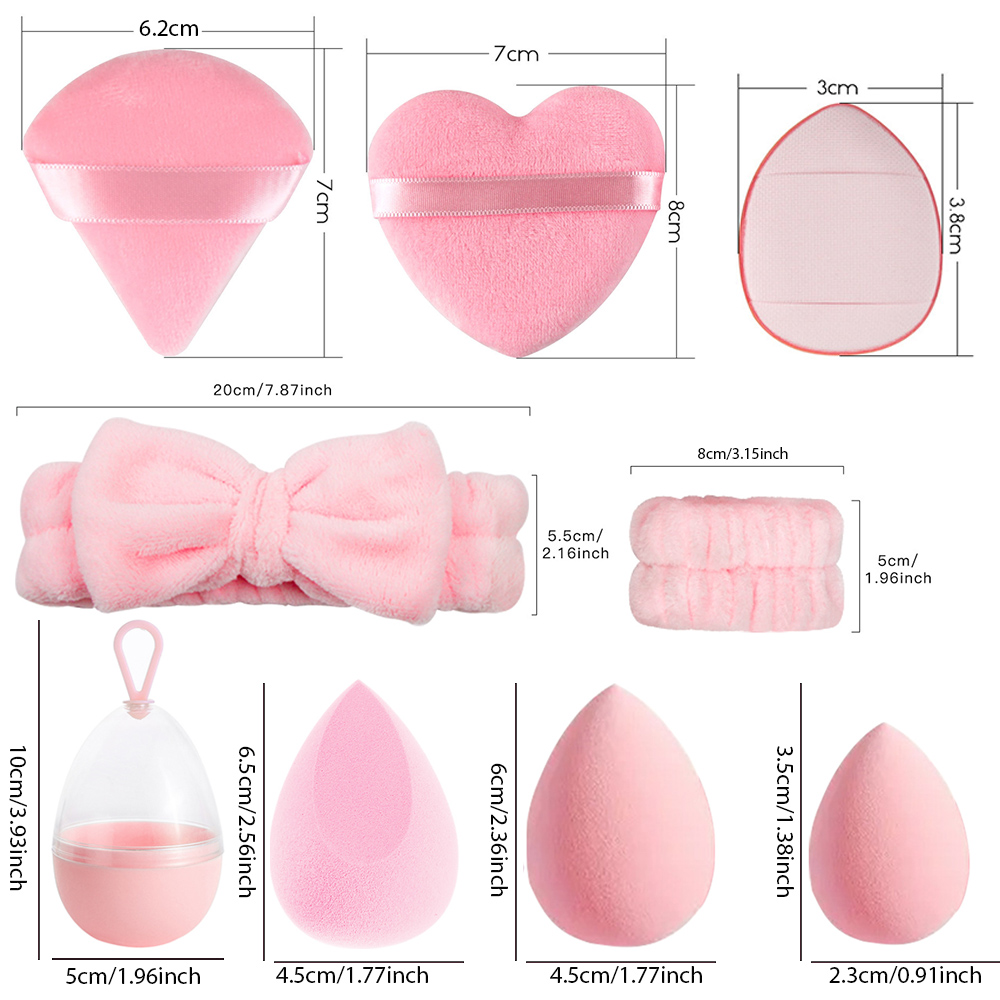 17Pcs Makeup Sponge Blender Se - Beauty Bay Makeup 评论和价格