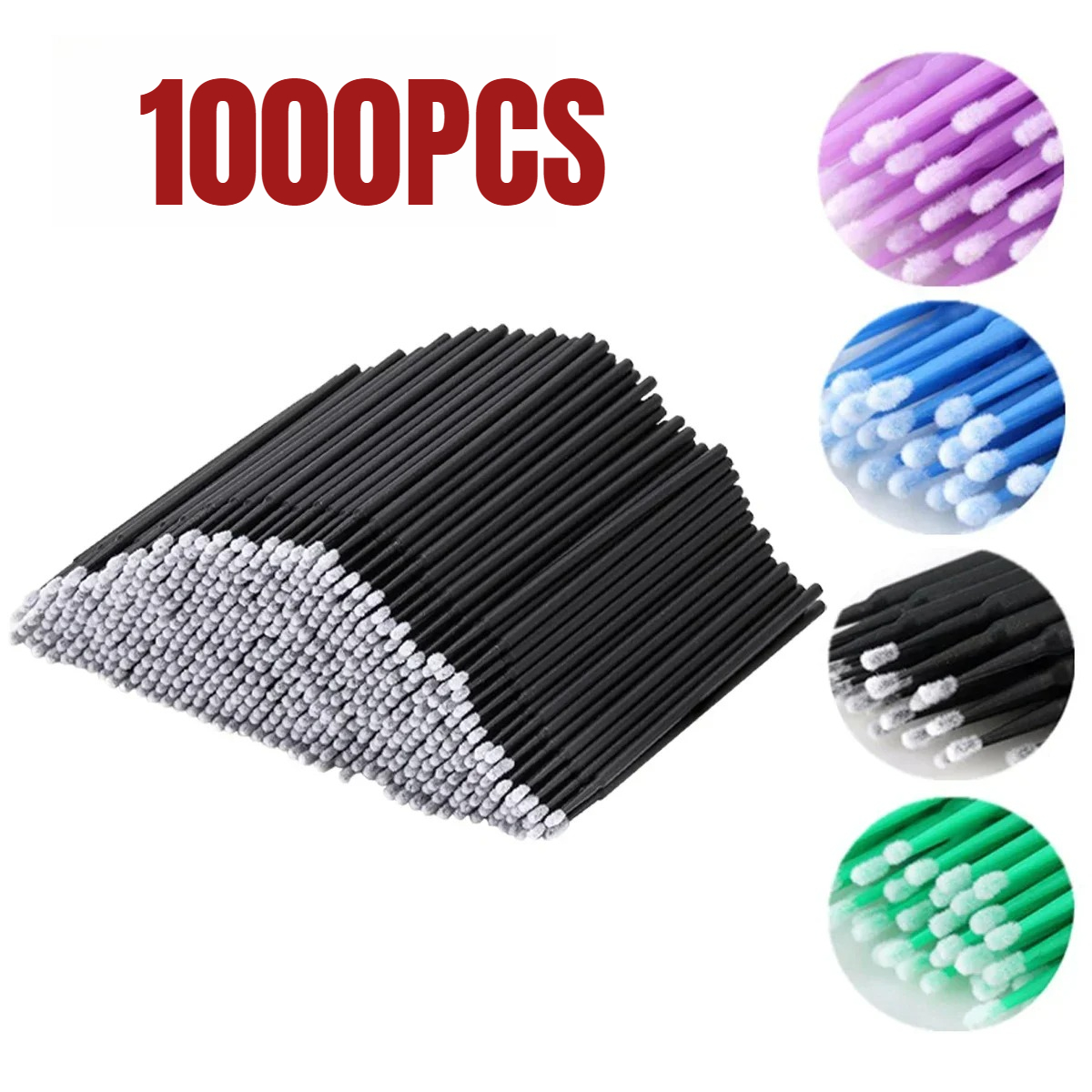1000/500PCS Eyelash Cleaning B - Beauty Makeup Background 评论和价格