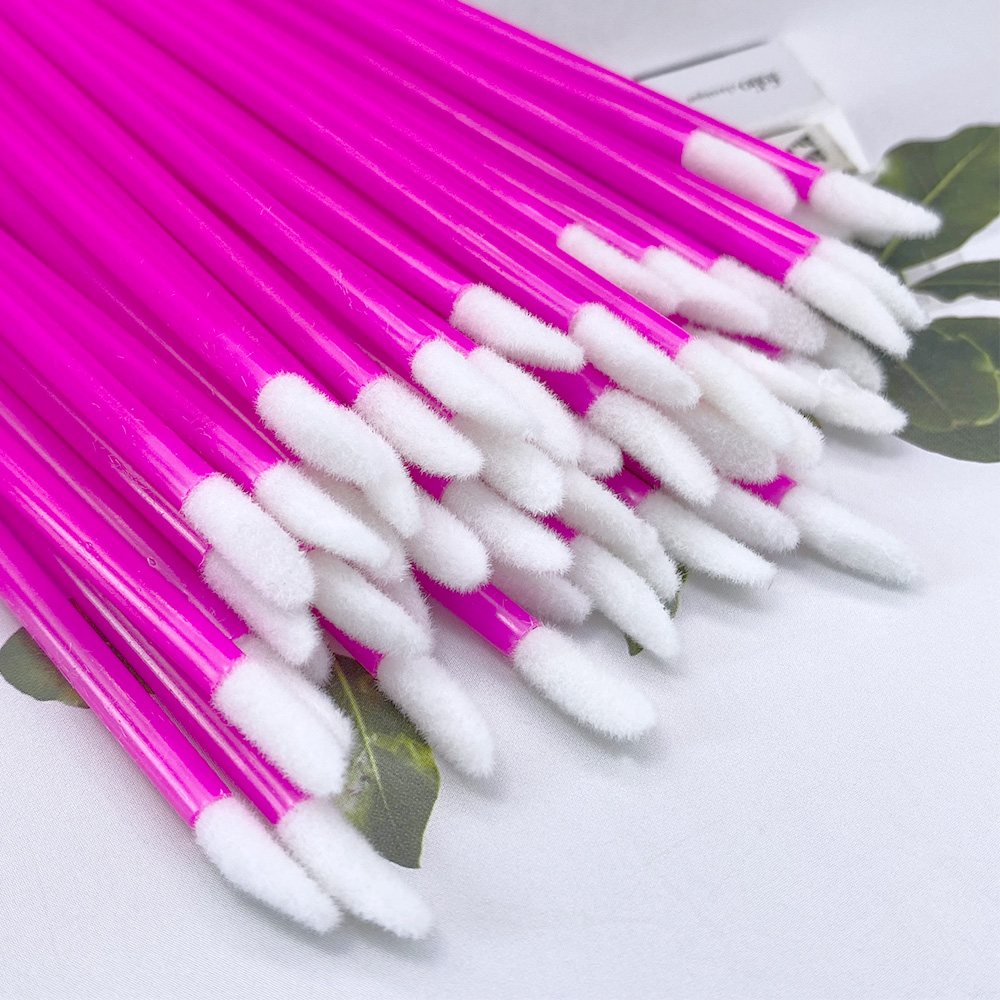 100Pcs Disposable Lip Brush Ey - Beauty Makeup Products 评论和价格