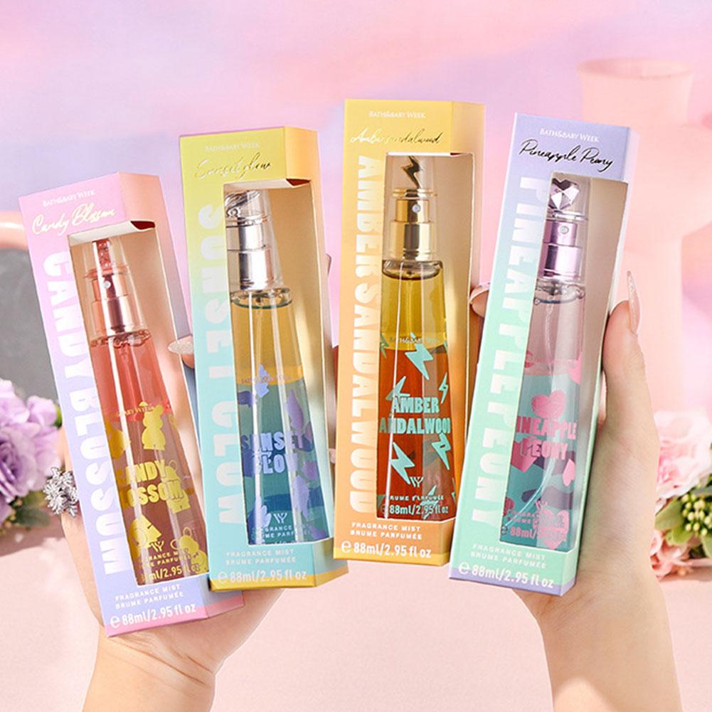 4 Scents Women's Body Mist Set - Woman Beauty Makeup 评论和价格