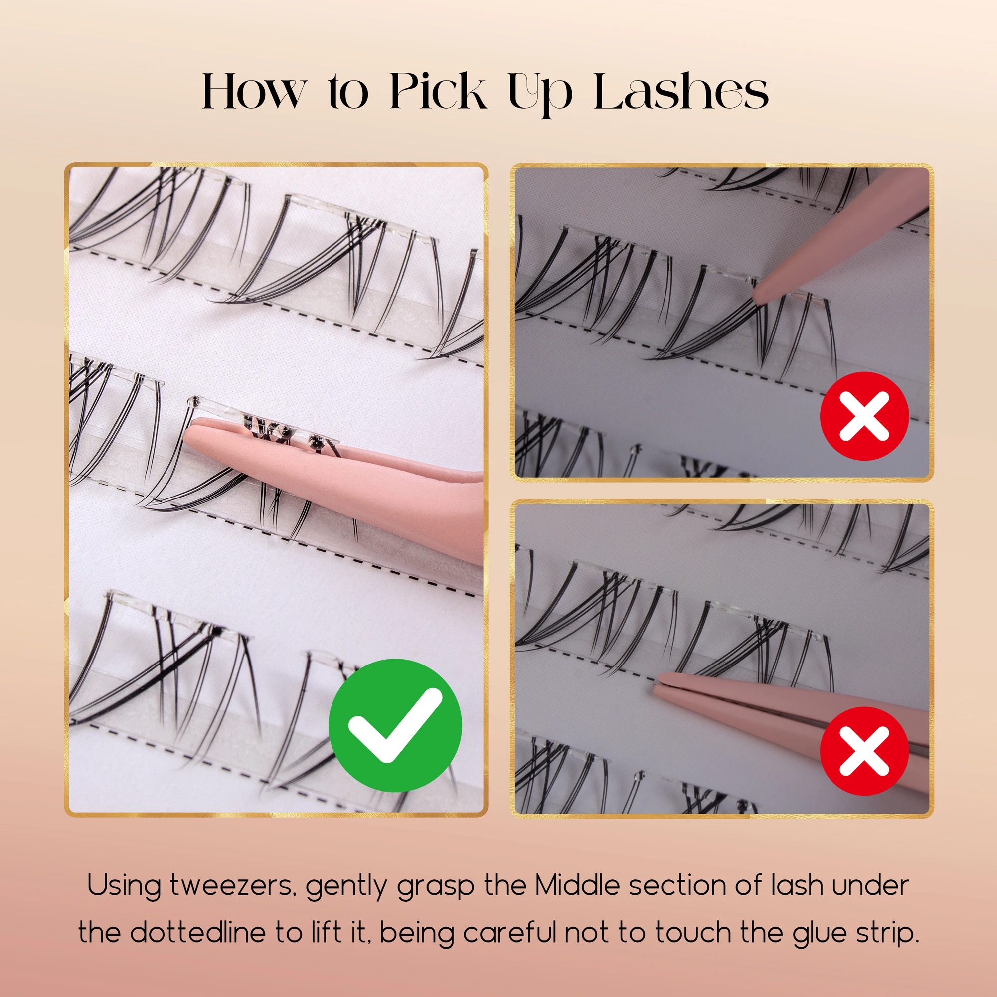 Befer No Glue Needed Lower Las - False Eyelashes Natural 评论和价格