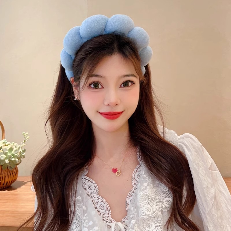 Retro Puffy Hair Band Sponge H - Woman Beauty Makeup 评论和价格