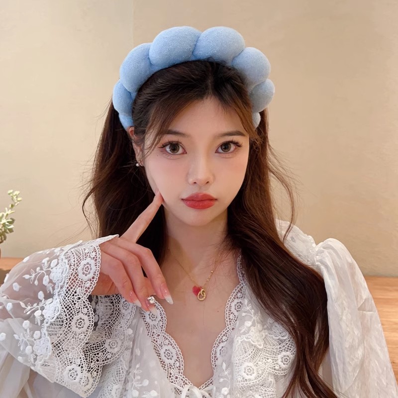 Retro Puffy Hair Band Sponge H - Woman Beauty Makeup 评论和价格