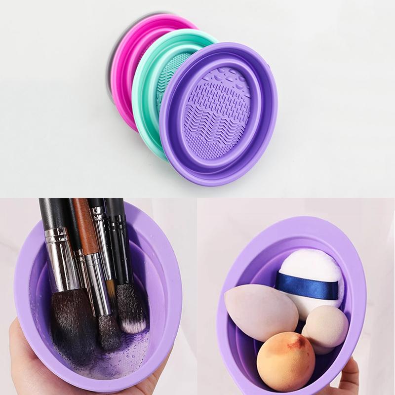 Soft Silicone Makeup Brush Cle - Beauty Makeup Background 评论和价格