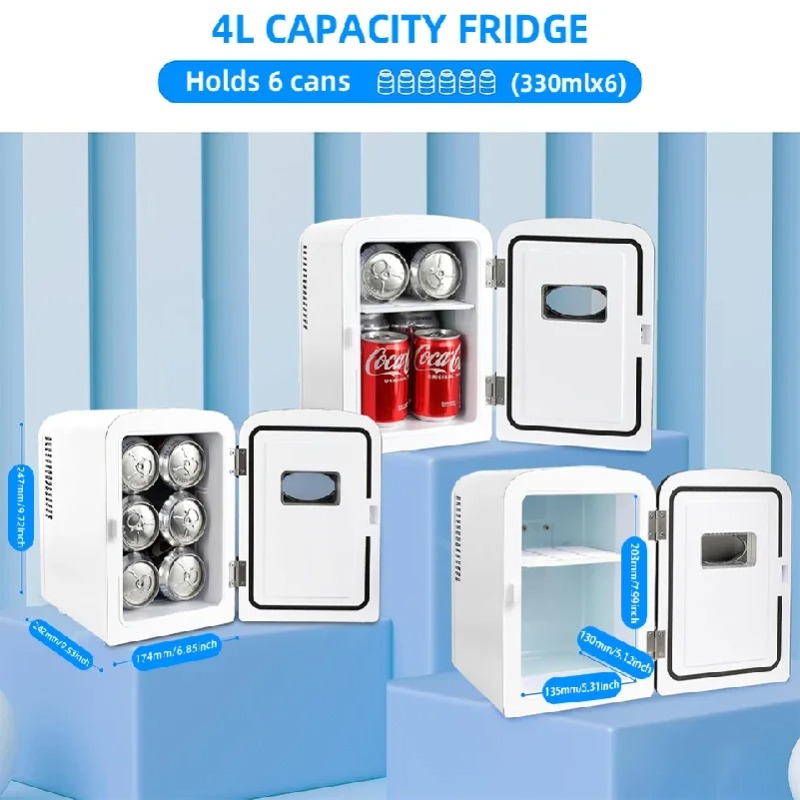 Portable 4L Mini Beauty Fridge - Beauty Makeup Fridge 评论和价格