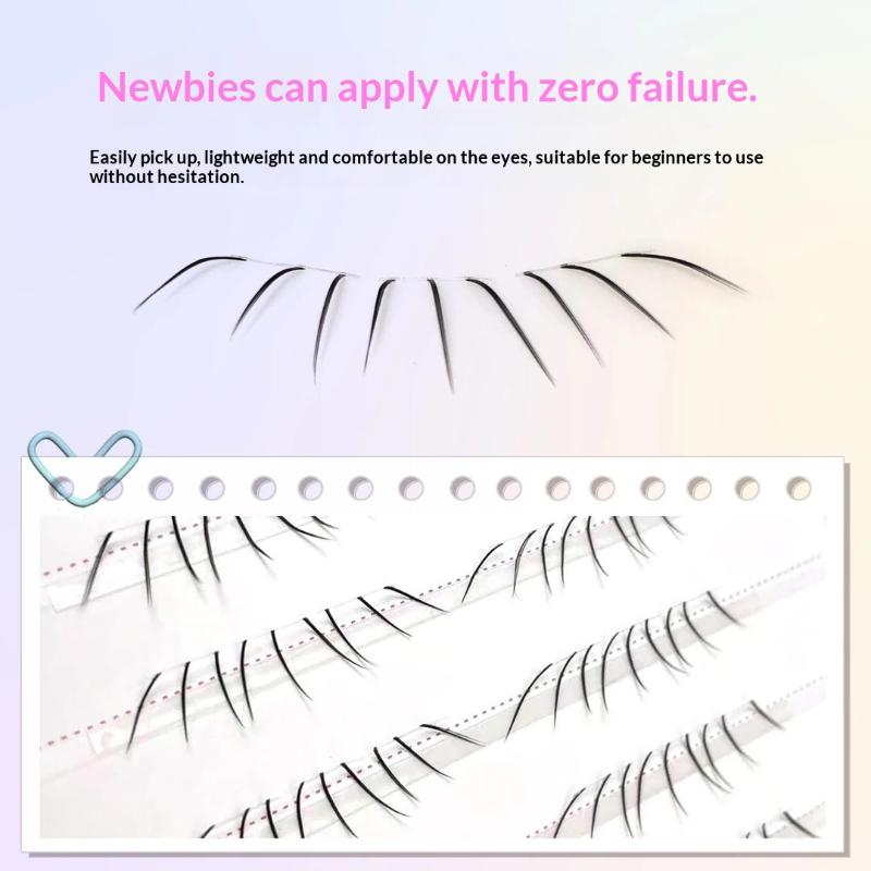 1 Set Comic Lower Lash Extensi - False Eyelashes Natural 评论和价格