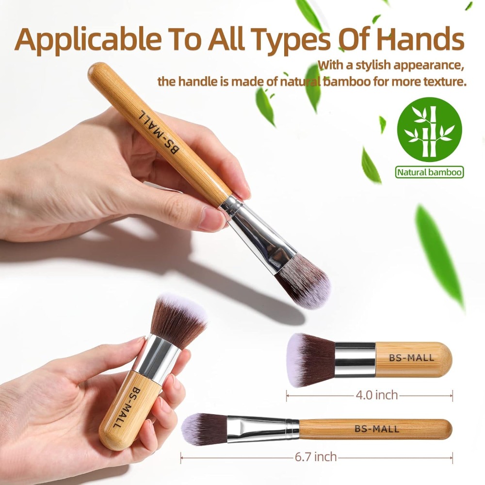 BS-MALL Makeup Brush Set 11Pcs - Blush Brush Kabuki 评论和价格