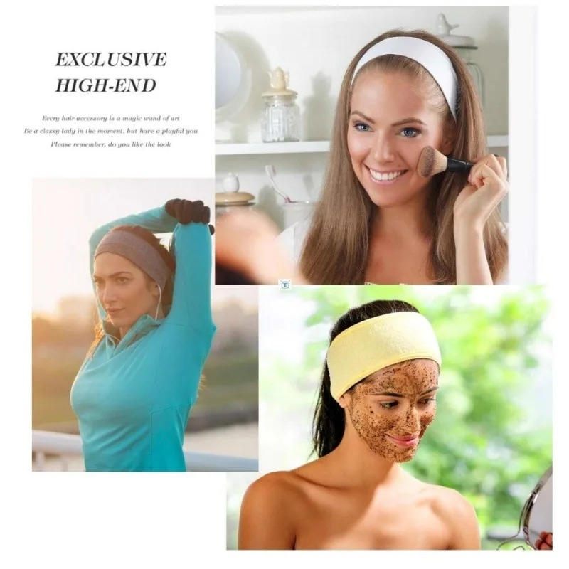 1/3/5 Pcs Headbands Velcro Spo - Woman Beauty Makeup 评论和价格