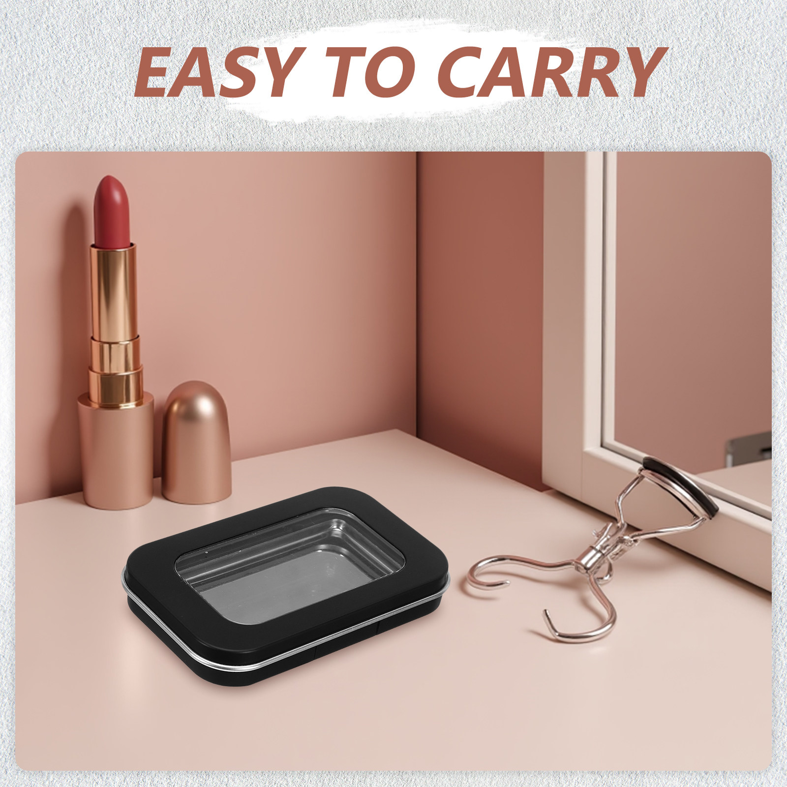 Portable Beauty Box Blush Empt - Beauty Makeup Box 评论和价格