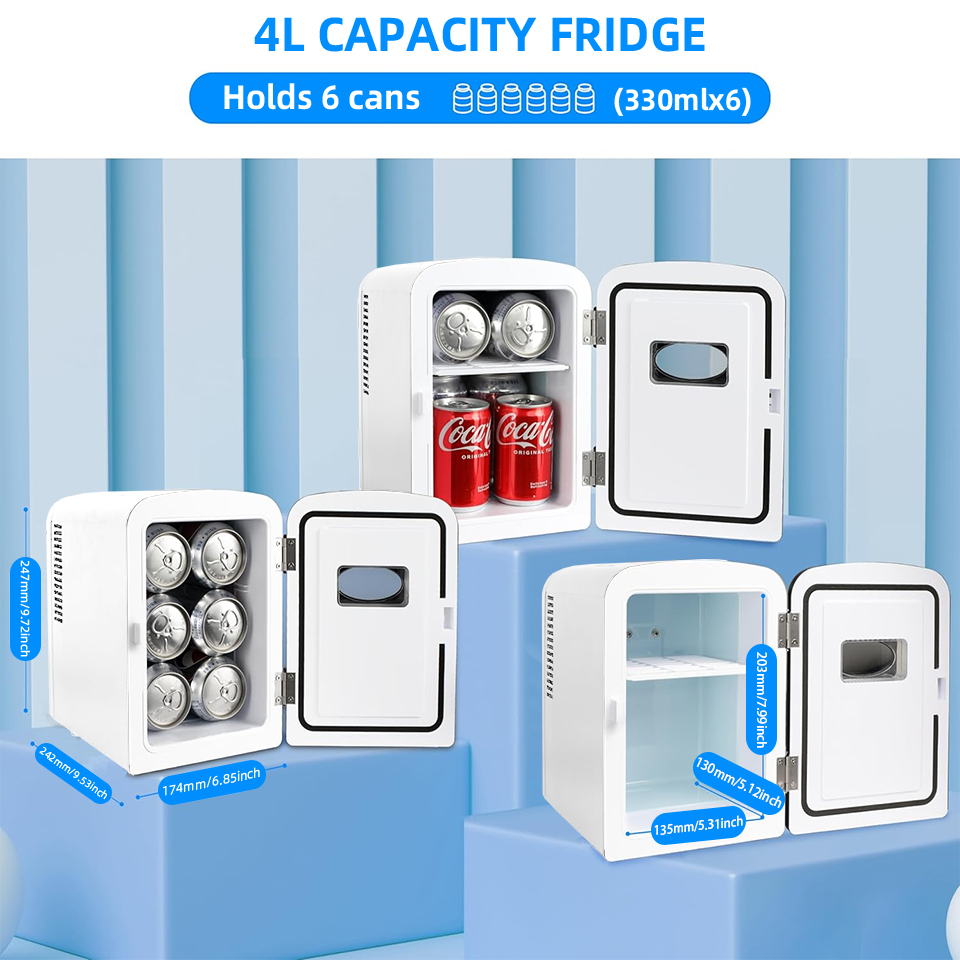 4L Portable Mini Beauty Fridge - Beauty Makeup Fridge 评论和价格