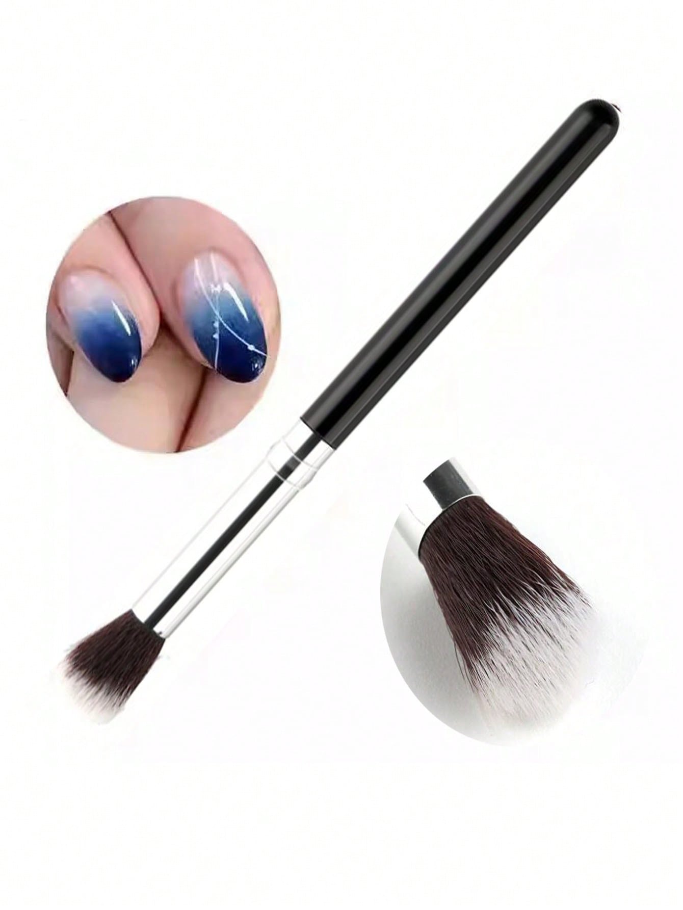2Pcs Ombre Nail Art Brush Set  - Beauty Makeup Background 评论和价格