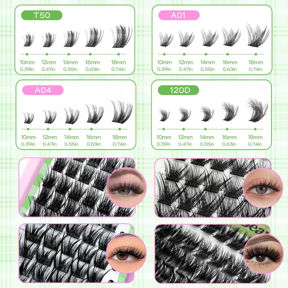Natural Look False Eyelashes B - False Eyelashes Natural 评论和价格