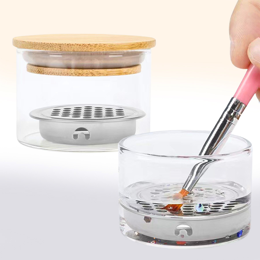 Nail Art Brushes Washing Cup N - Blush Brush Kabuki 评论和价格