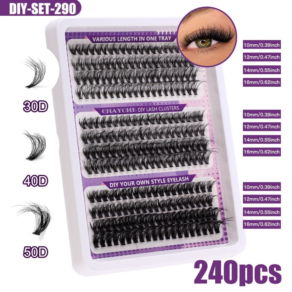 Natural Look False Eyelashes W - False Eyelashes Natural 评论和价格