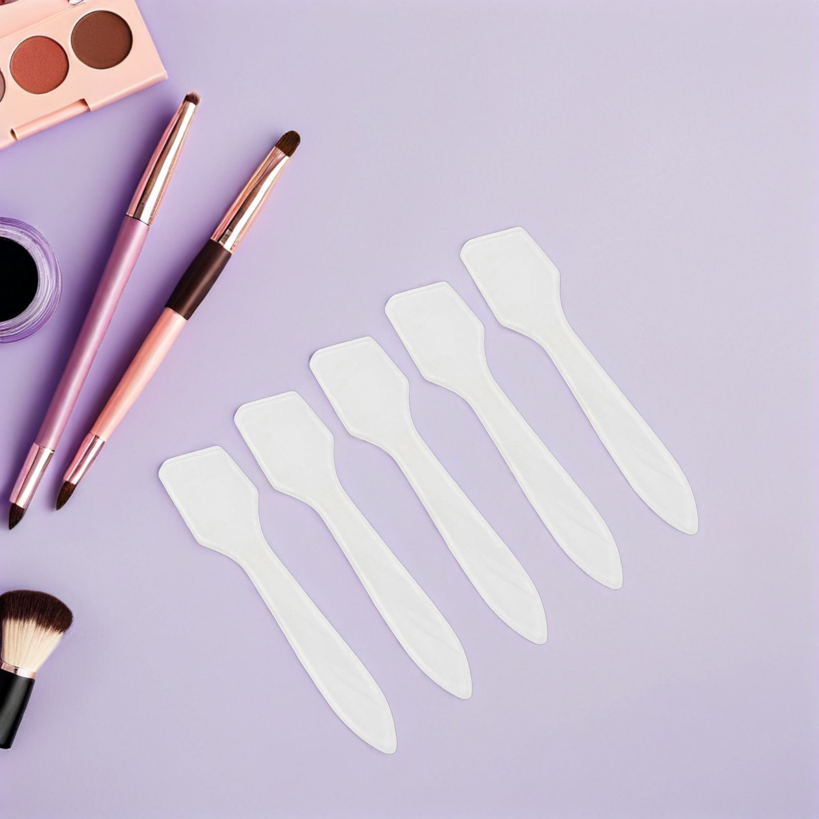 50Pcs Makeup Spatula Plastic S - Woman Beauty Makeup 评论和价格