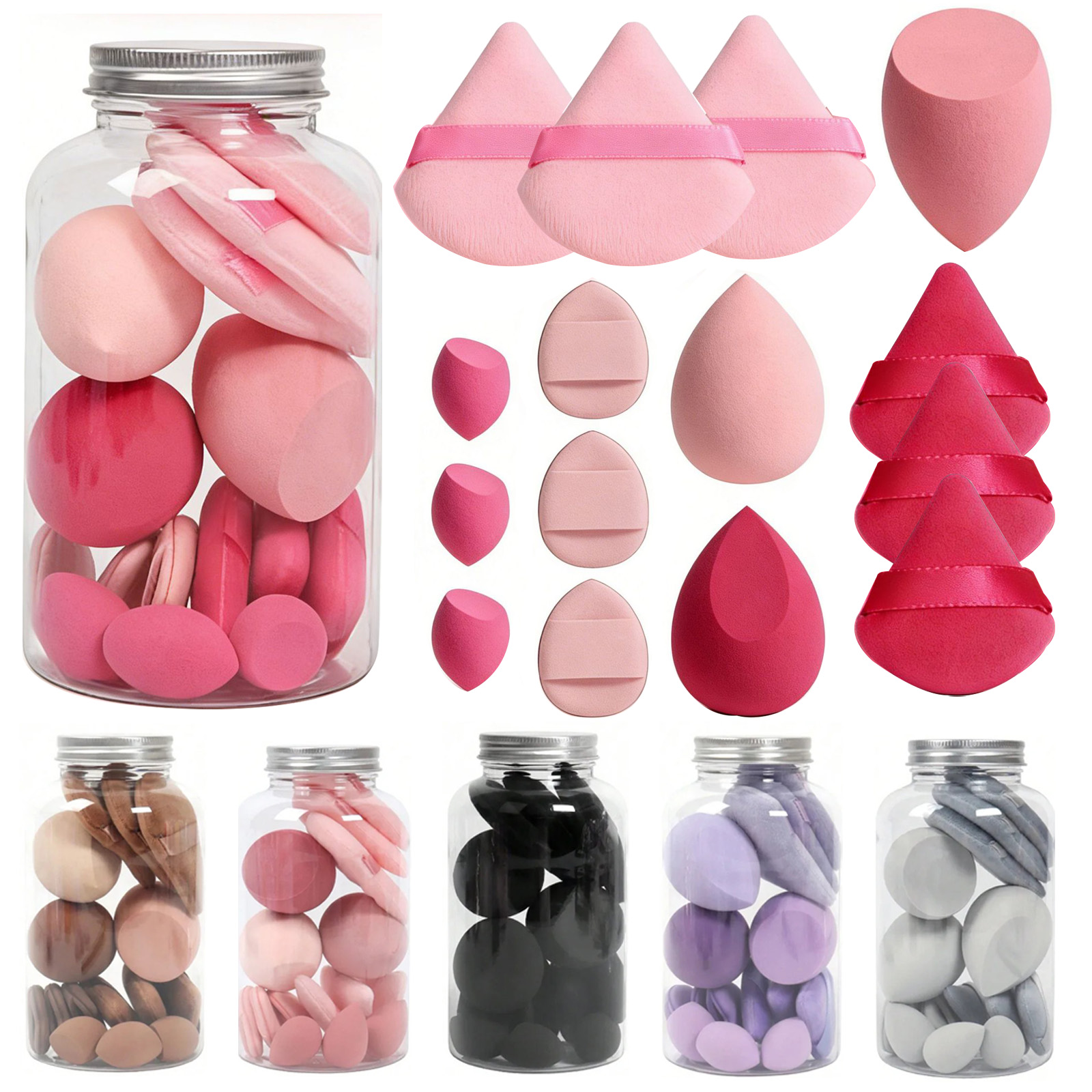 15 Pcs Makeup Sponge Set, Beau - Beauty Bay Makeup 评论和价格