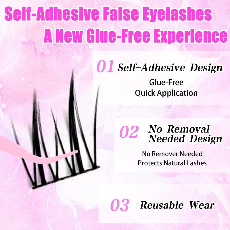 1 Box Natural Fox Eye Glue-Fre - False Eyelashes Natural 评论和价格