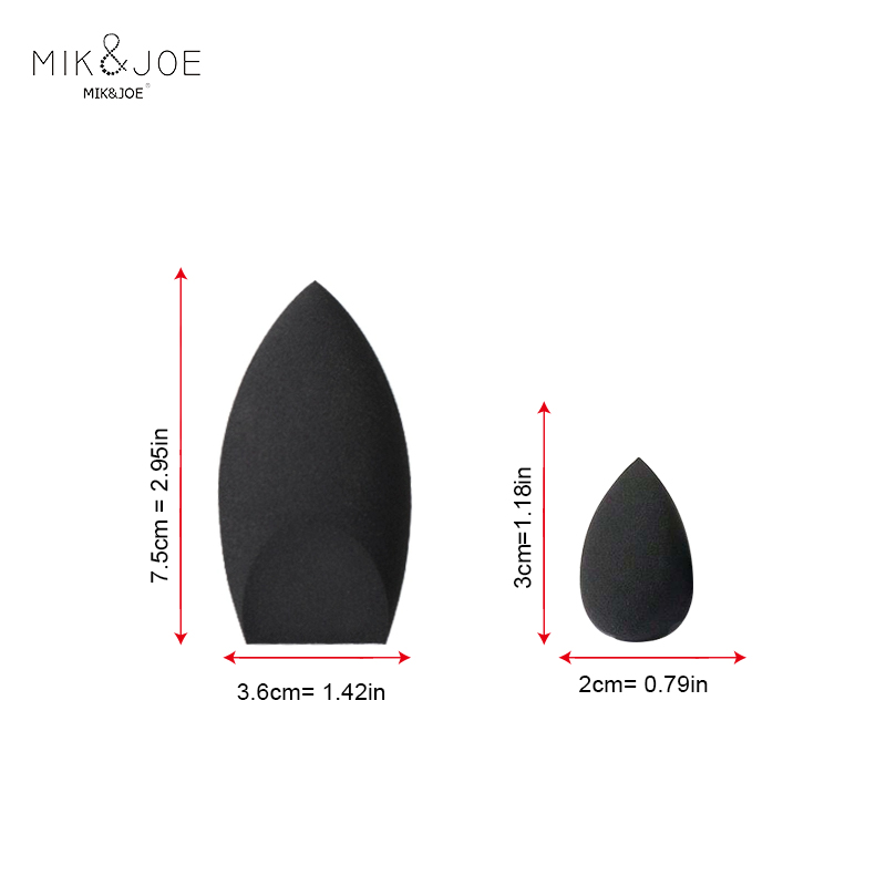 2pcs Black Beauty Sponge Egg - - Beauty Bay Makeup 评论和价格