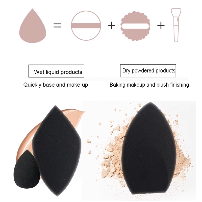2pcs Black Beauty Sponge Egg - - Beauty Bay Makeup 评论和价格