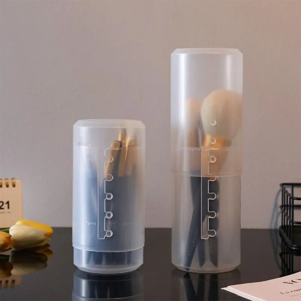 Transparent Makeup Brush Holde - Beauty Makeup Box 评论和价格