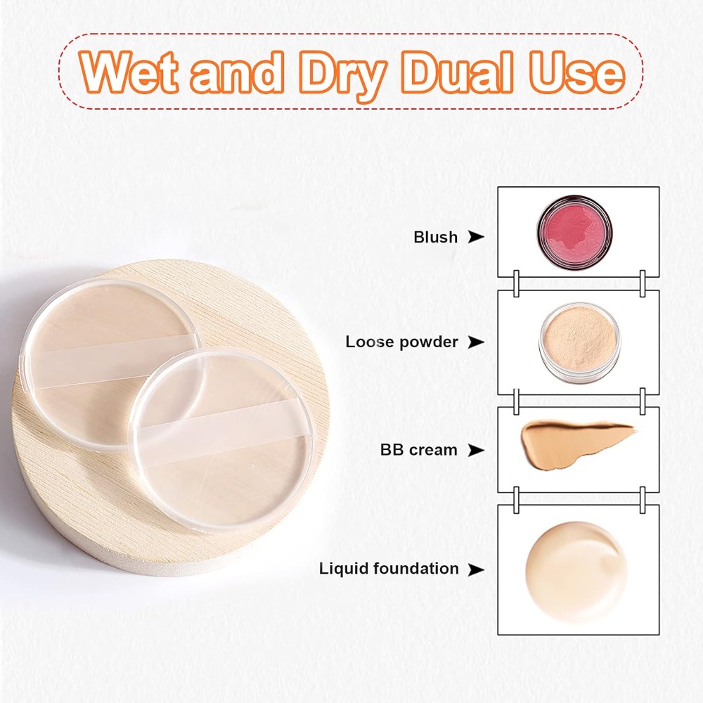 1-5Pcs Silicone Cosmetic Puff  - Beauty Bay Makeup 评论和价格