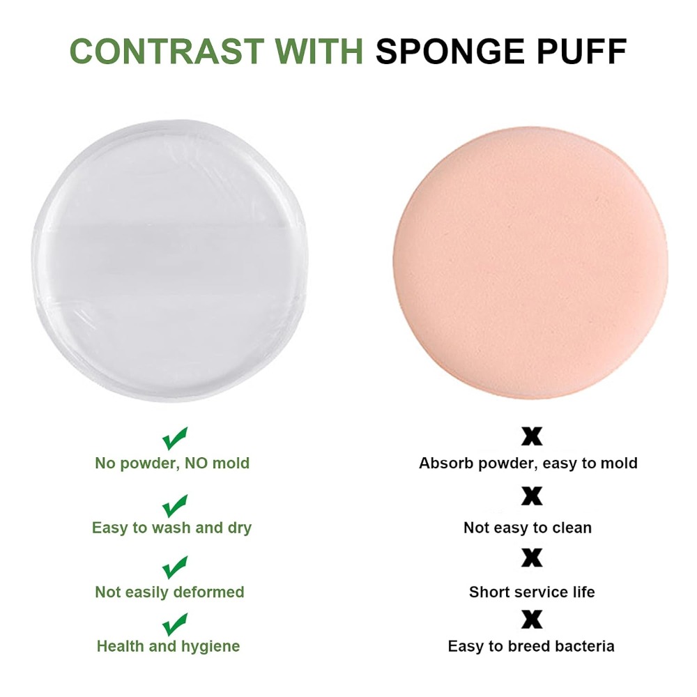 1-5Pcs Silicone Cosmetic Puff  - Beauty Bay Makeup 评论和价格