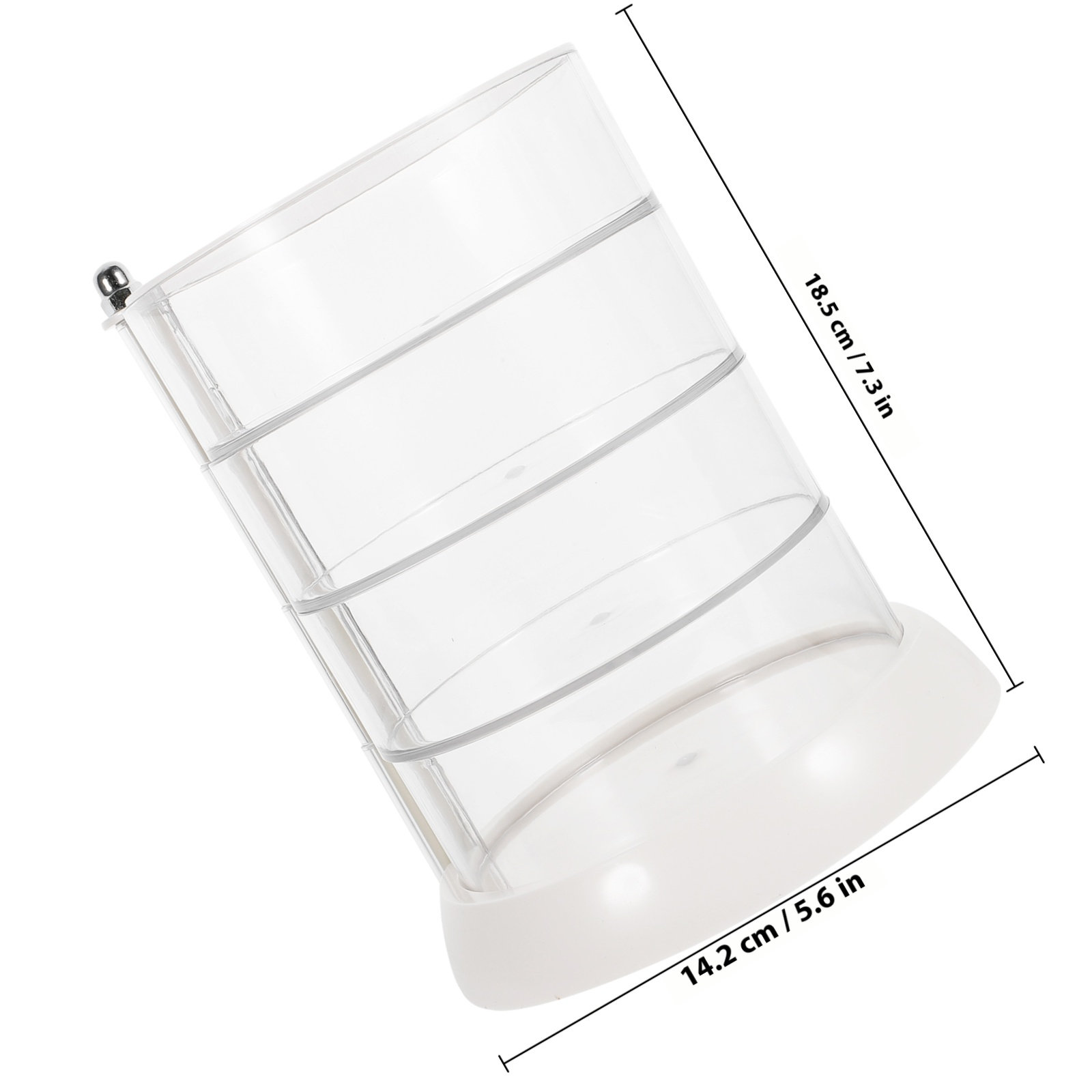 4-Tier Rotating Makeup Organiz - Beauty Makeup Box 评论和价格