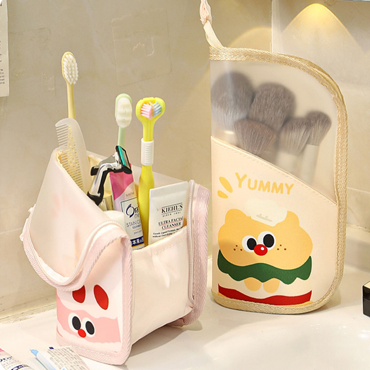 1Pcs Cosmetic Bag Travel Stand - Woman Beauty Makeup 评论和价格