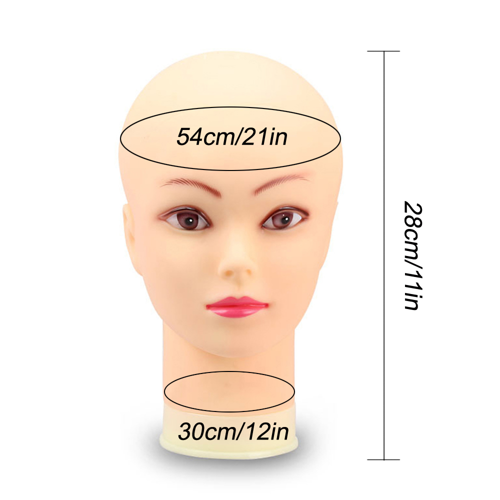 Soft Bald Wig Practice Mannequ - Beauty Makeup Store 评论和价格