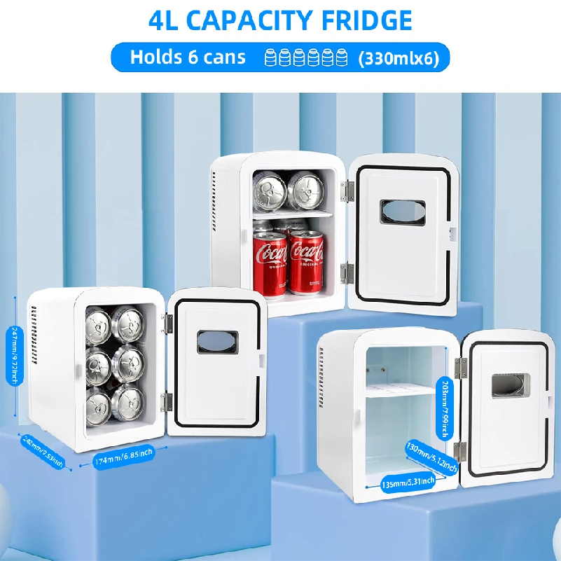 Portable 4L Mini Beauty Fridge - Beauty Makeup Fridge 评论和价格