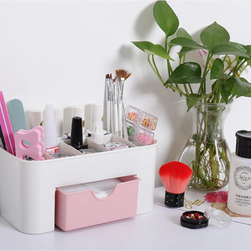 Nail Art Organizer Desktop Dra - Beauty Makeup Products 评论和价格