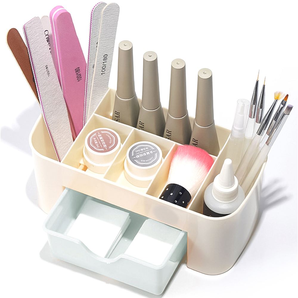 Nail Art Organizer Desktop Dra - Beauty Makeup Products 评论和价格