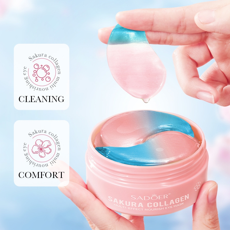 60Pcs Sakura Collagen Multi-Ef - Collagen Eye Patch 评论和价格
