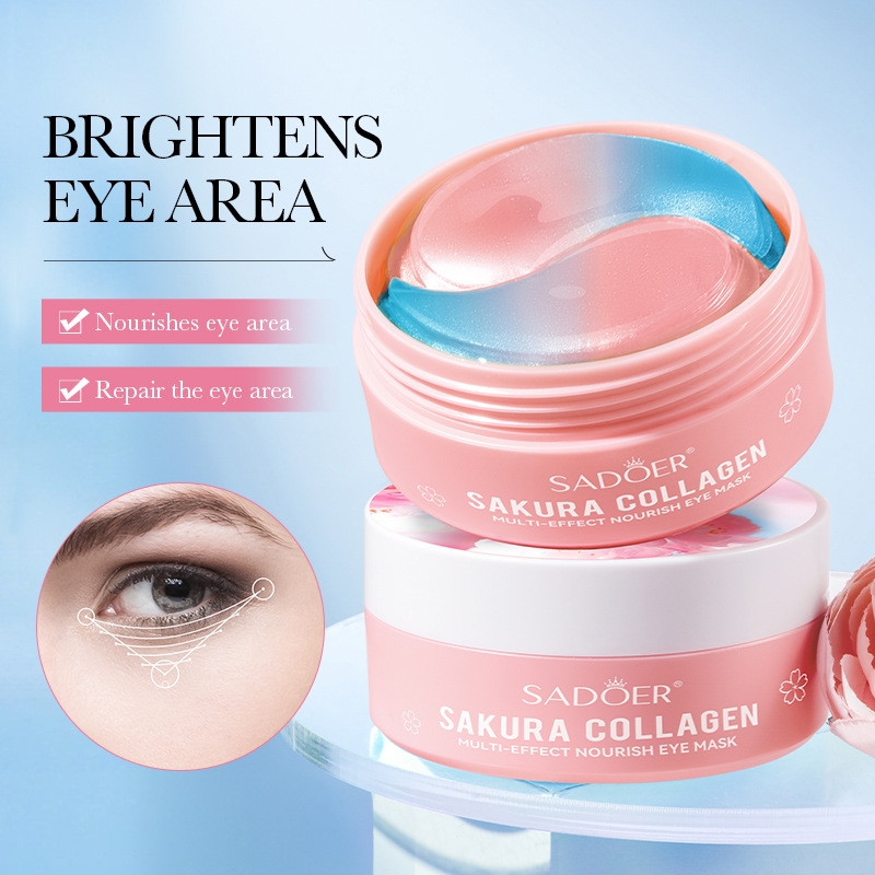 60Pcs Sakura Collagen Multi-Ef - Collagen Eye Patch 评论和价格