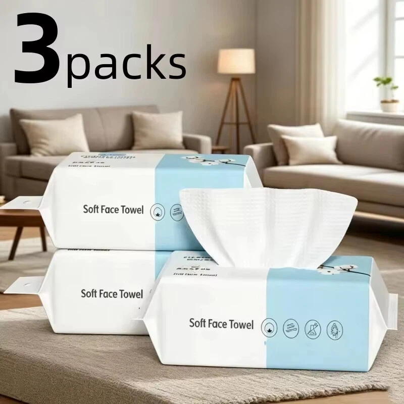 Thick Disposable Facial Towels - Kiss Beauty Makeup Remover 评论和价格
