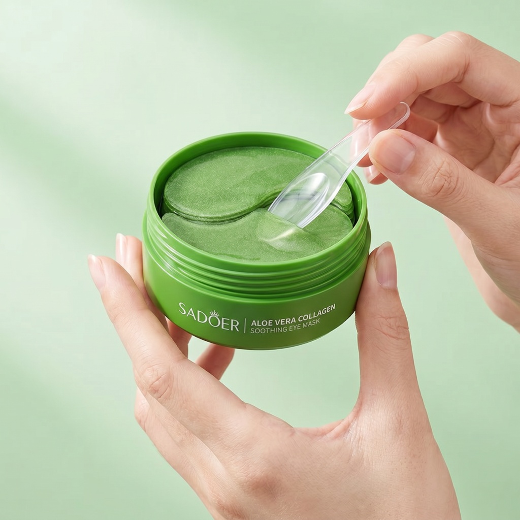 60pcs Aloe Vera Collagen Eye M - Collagen Eye Patch 评论和价格