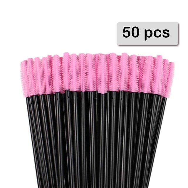 50pcs Silicone Mascara Wands A - Beauty Makeup Products 评论和价格