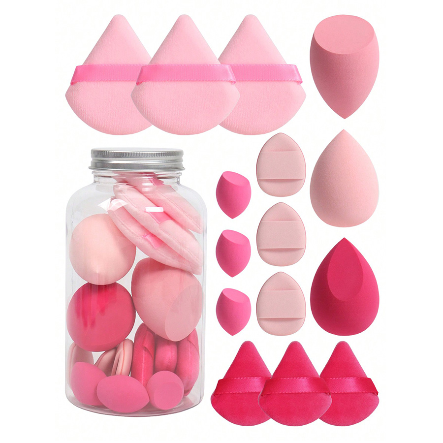 Set of 15 makeup sponges with  - Beauty Bay Makeup 评论和价格